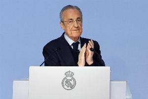 皇马官方:弗洛伦蒂诺提交竞选材料,选举委员会宣布资格有效配图